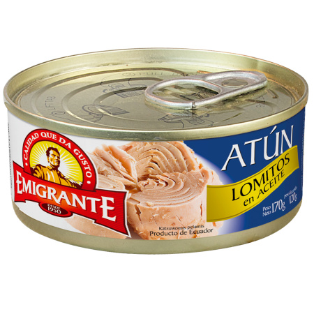 ATUN EN ACEITE LOMITOS EL EMIGRANTE 170G