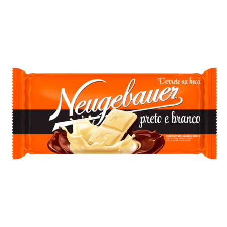 CHOCOLATE NEUGEBAUER PRETO / BLANCO 90GR