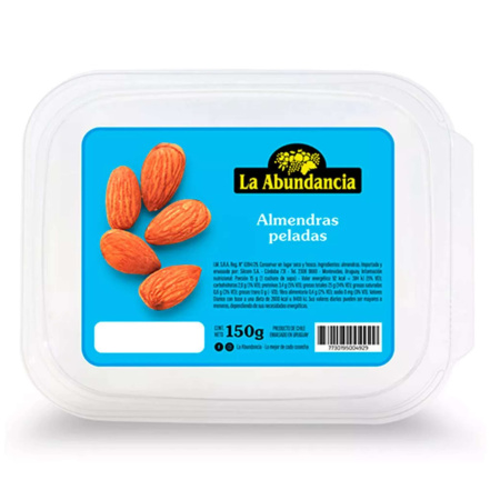 ALMENDRAS PELADAS LA ABUNDANCIA POTE 150GR