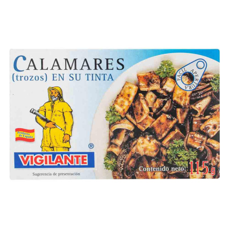 CALAMAR EN SU TINTA VIGILANTE 115GR.