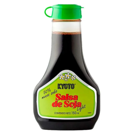 SALSA DE SOJA LIGHT KIOTO 150 CC.