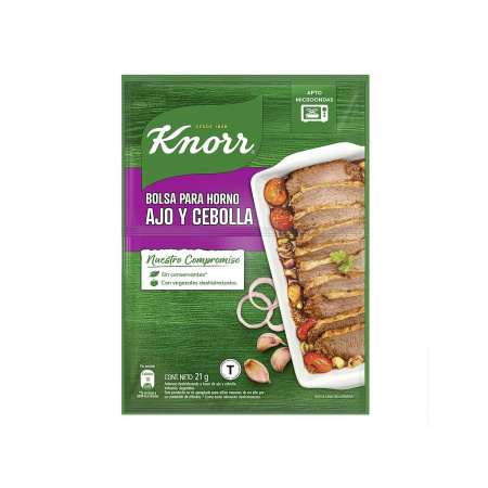 SAZON P/HORNO KNORR CARNE CEBOLLA /AJO 25GR.