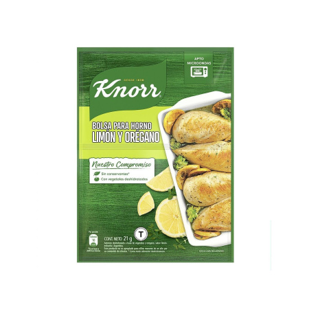 SAZON P/HORNO KNORR LIMON/OREGANO 25GR