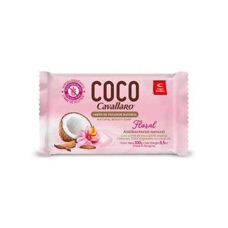 JABON CAVALLARO COCO/FLORAL 100G.