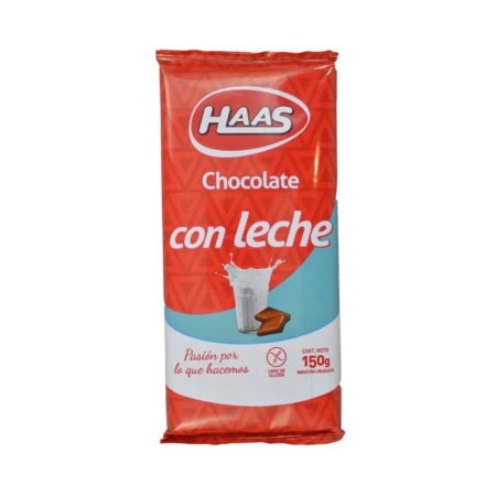 CHOCOLATE HAAS LECHE 150 GR.