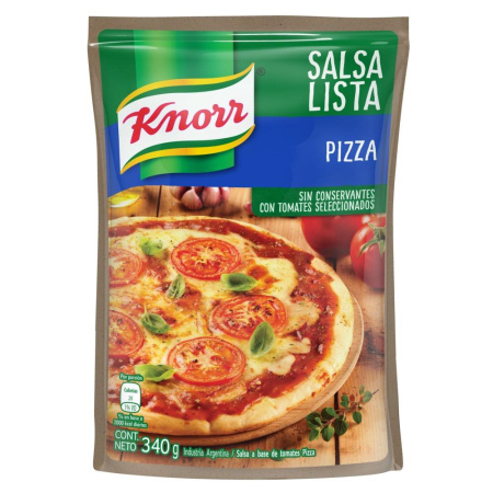 SALSA PARA PIZZA KNORR 340 GR.