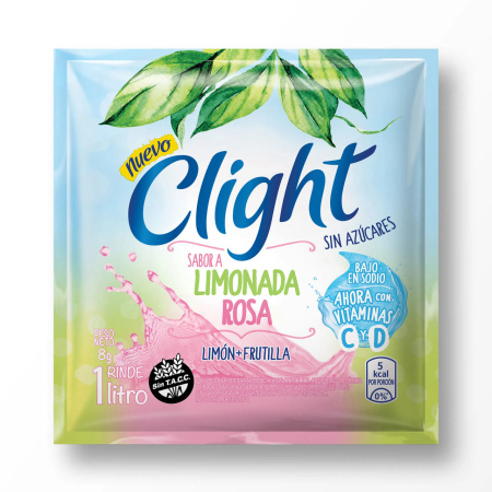 JUGO CLIGHT DIET LIMONADA ROSA