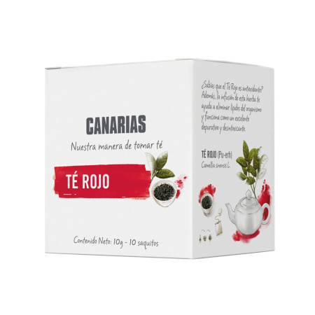 TE ROJO CANARIAS X 10 SOBRES
