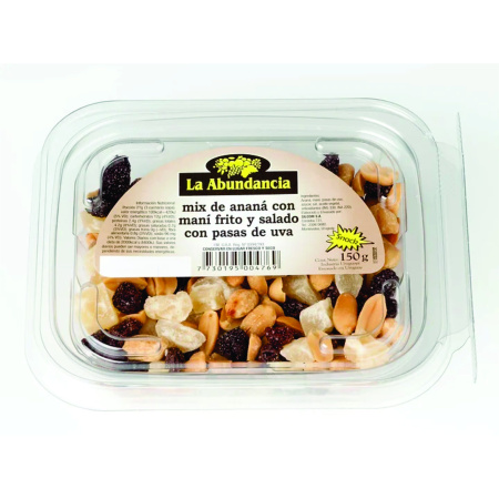 MIX DE ANANA CON MANI FRITO CON PASAS 150G