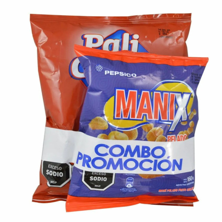 COMBO PALI CHIPS JAMON 70GR + MANI 60 GR