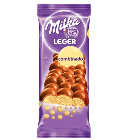 CHOCOLATE MILKA LEGER COMBINADO 45GR