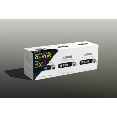 PACK 3X 2 - TE NEGRO X 10