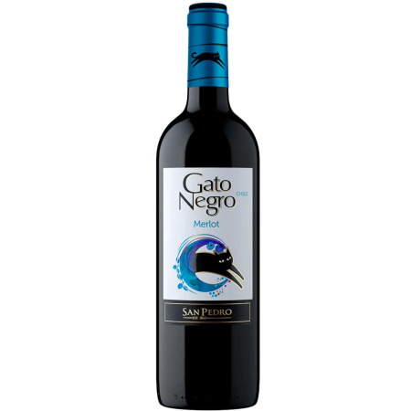 VINO GATO NEGRO MERLOT750CC