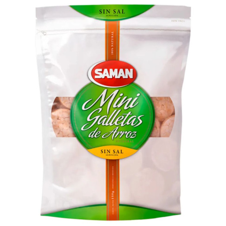 GALLETA DE ARROZ MINI SIN SAL 150 GR.
