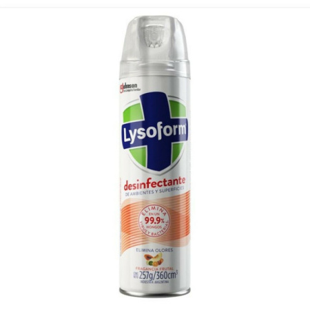 DESINFECTANTE LYSOFORM AEROSOL FRUTAL 360 CC