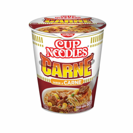 PASTA INSTANTÁNEA NISSIN CUP NEODLES CARNE