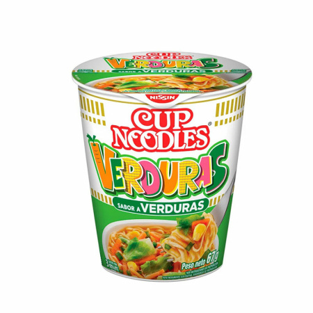 PASTA INSTANTÁNEA NISSIN CUP NEODLES VERDURA