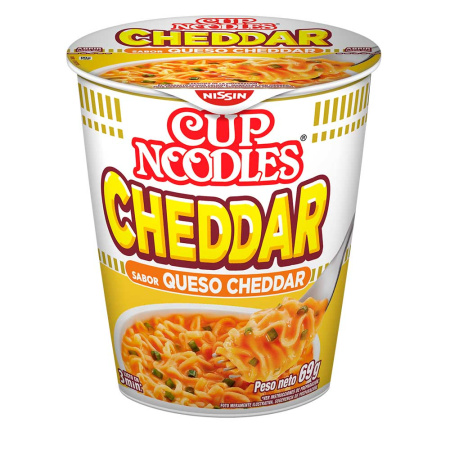 PASTA INSTANTÁNEA NISSIN CUP NOODLES CHEDAR