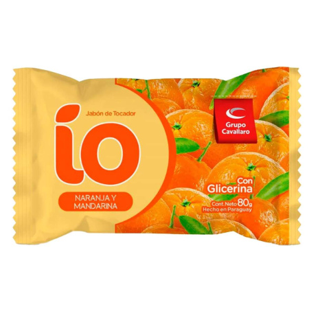 JABON TOCADOR IO NARANJA/MANDARINA 80GR.