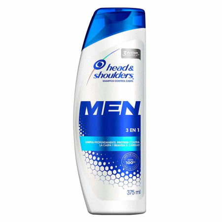 CHAMPU H&S 3EN1 375ML