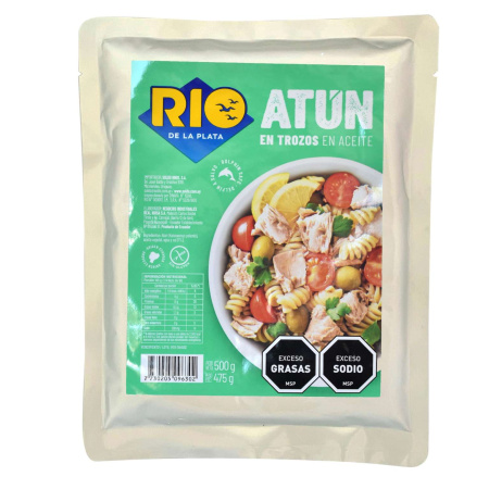 ATUN EN TROZOS AL ACEITE RIO DE LA PLATA 500GR