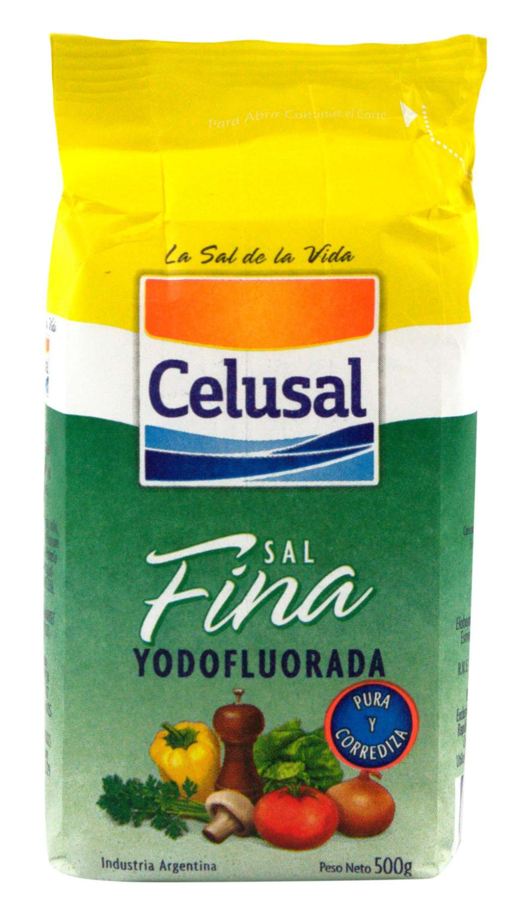 SAL FINA YODOFLUORADA CELUSAL 500GR. - Cofas