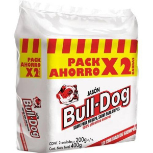 JABON EN BARRA BULL DOG PACK 2X 200GR