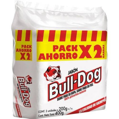 JABON EN BARRA BULL DOG PACK 2X 200GR