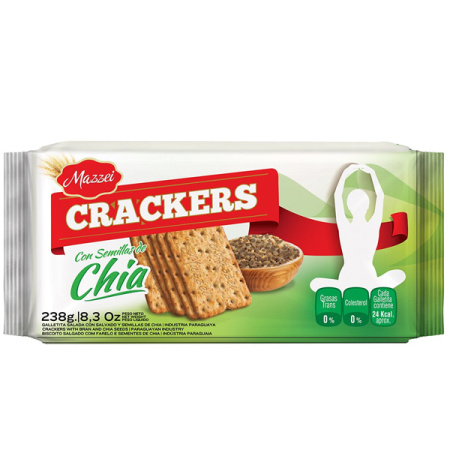 GALLETA CRACKER CHIA 155 GR.