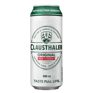 CERVEZA CLAUSTHALER S/ALCOHOL 500 CC