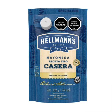 MAYONESA HELLMANNS CASERA 232 GR