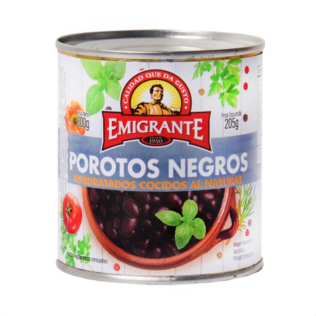 POROTOS NEGROS EL EMIGRANTE LATA 300GR