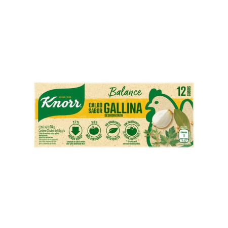 CALDOS KNORR BALANCE GALLINA X 12