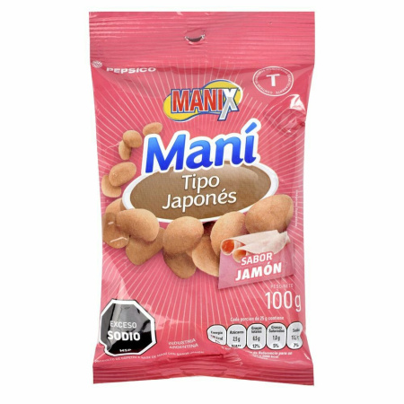 MANIX JAPONES JAMON 100 GRS.