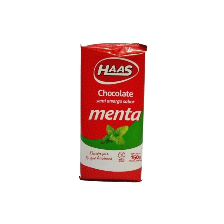 CHOCOLATE HASS MENTA 150 GR.