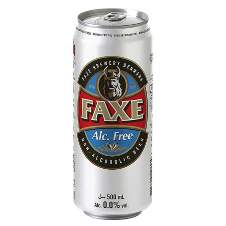CERVEZA FAXE 0.0% ALCOHOL 500 ML