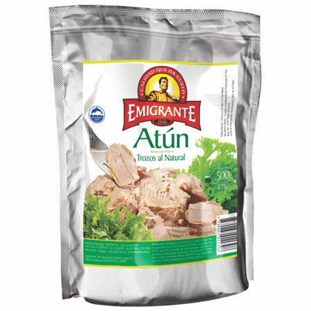 ATUN EN TROZOS NATURAL EL EMIGRANTE 500G