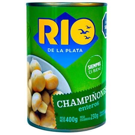 CHAMPIGÑON ENTERO RIO DE LA PLATA 400GR