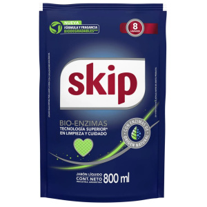 JABON LIQUIDO SKIP BIO ENZIMAS 800ML