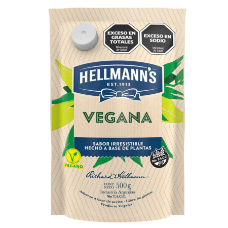 MAYONESA VEGANA HELLMANN'S 500 GR.