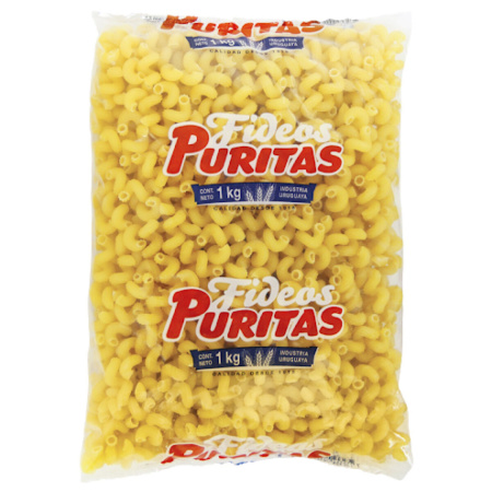 FIDEOS SEMOLADOS PURITAS CODOS 1 KG-