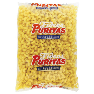 FIDEOS SEMOLADOS PURITAS CODITOS 1KG.