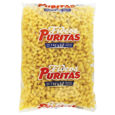FIDEOS SEMOLADOS PURITAS CODITOS 1KG.