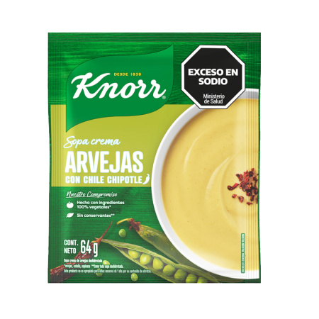 SOPA CREMA ARVEJAS/CHILE KNORR