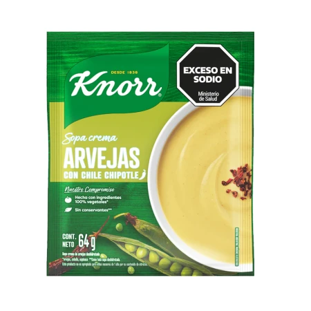 SOPA CREMA ARVEJAS/CHILE KNORR