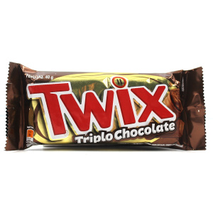 GOLOSINA TWIX TRIPLO CHOCOLATE 40GR.
