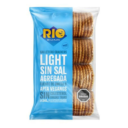 GALLETA CRACKER SIN SAL RIO DE LA PLATA 340G