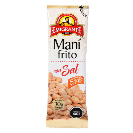 MANI FRITO CON SAL EL EMIGRANTE 30 G
