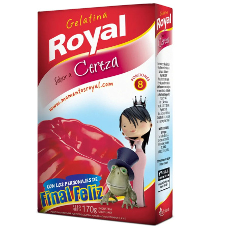 GELATINA ROYAL DOBLE CEREZA C/VITAMINAS
