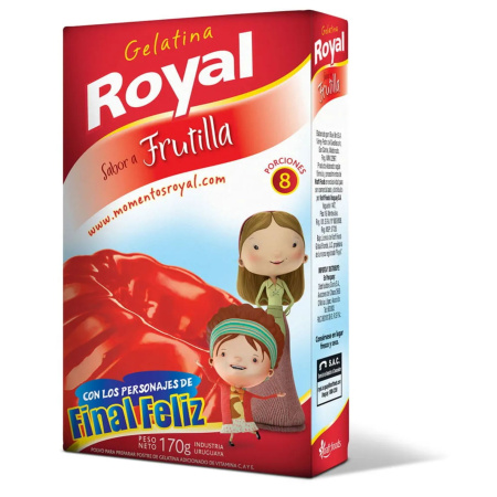 GELATINA ROYAL DOBLE FRUTILLA C/VITAMINAS